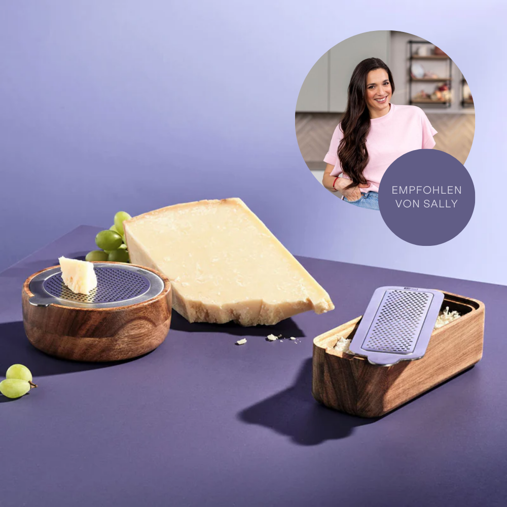 CutnServe Tisch-Feinreibe mit Auffangbehälter
