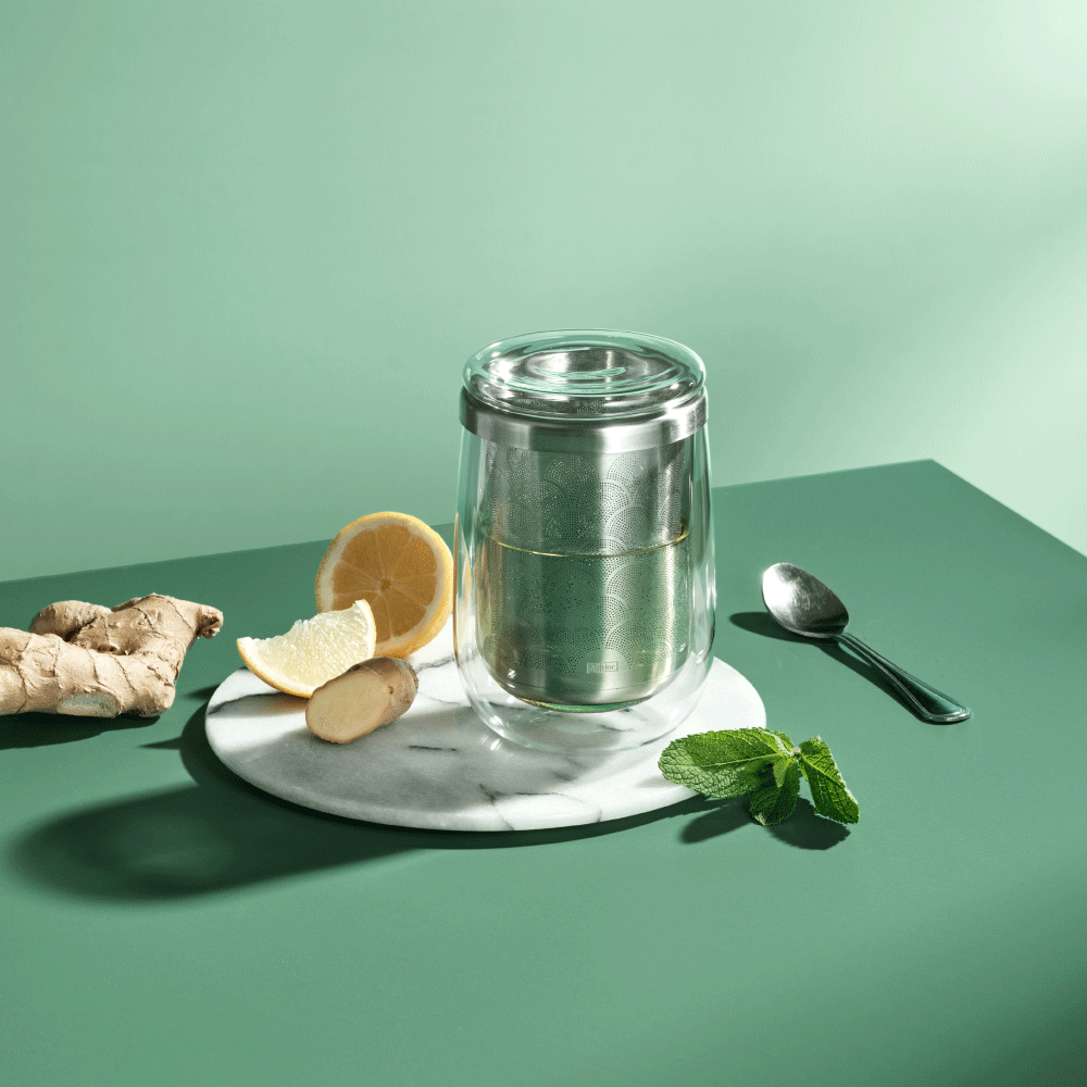 Fusion Glass Teeglas mit Teefilter